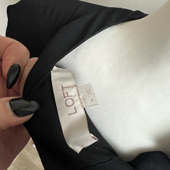 Loft sheer black blouse - Picture 3 of 3